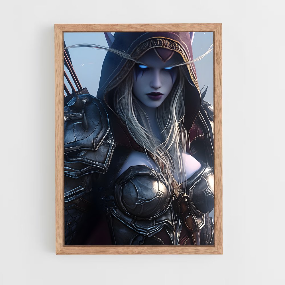 Poster Héroïne d'Azeroth – affiche World of Warcraft (vue 4)